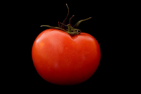 Tomato on Black